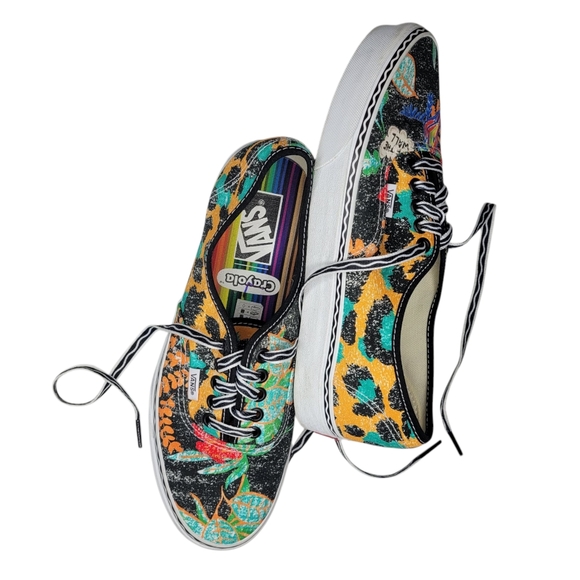 Vans Crayola Shoes Sneakers Womens 10 Mens 8.5 Unisex Van Doren Limited Edition - Picture 3 of 10